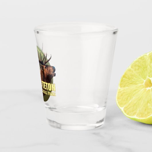 Grand Teton NP (Elk) Schnapsglas (Rechts)