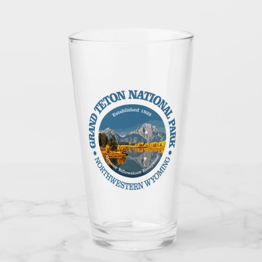 Grand Teton NP Glas (Vorderseite)