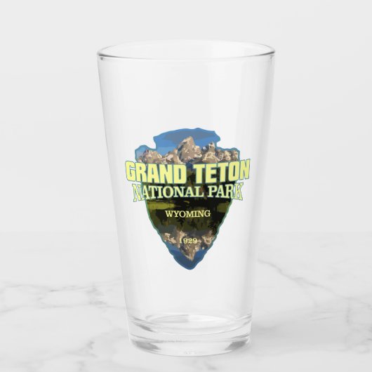 Grand Teton NP (Pfeilspitzen) Glas (Vorderseite)