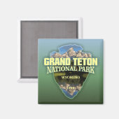Grand Teton NP (Pfeilspitzen) Magnet (Vorderseite/Rückseite)