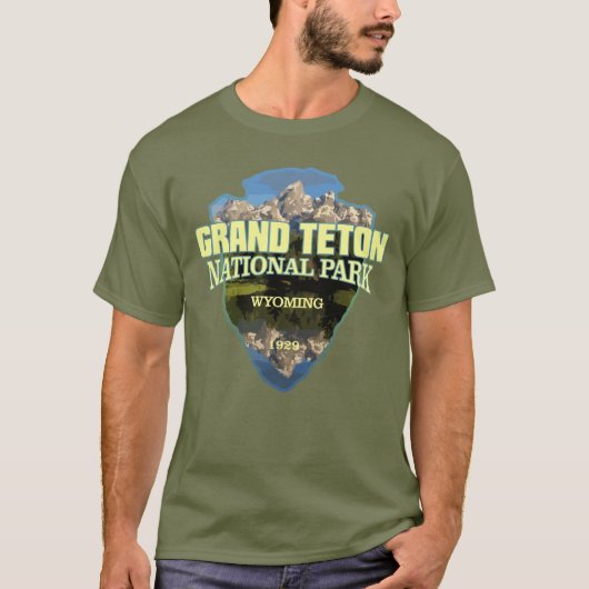 Grand Teton NP (Pfeilspitzen) T-Shirt (Vorderseite)