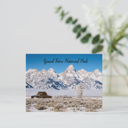 Grand Teton NP Postkarte (Stehend Vorderseite)