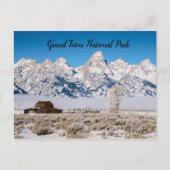 Grand Teton NP Postkarte (Vorderseite)