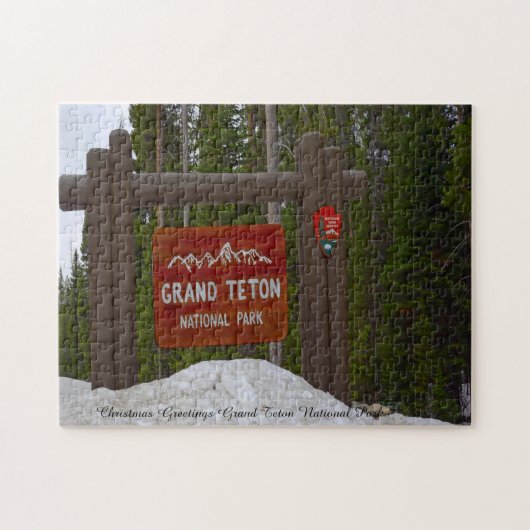 Grand Teton Park Wyoming. Jigsaw Puzzle (Horizontal)