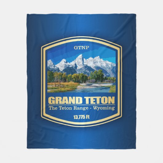 Grand Teton (PF) Fleecedecke (Vorderseite)