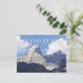 Grand Teton Postcard, Nationalparkkarte Postkarte (Stehend Vorderseite)