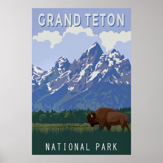Grand Teton Poster (Vorne)