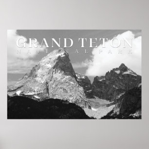 Grand Teton Poster, Nationalpark Print Poster