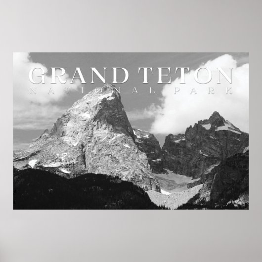 Grand Teton Poster, Nationalpark Print Poster (Vorne)