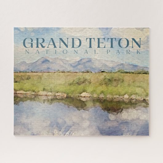 Grand Teton Puzzle, Nationalpark Puzzle (Horizontal)