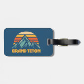 Grand Teton Retro Türkis Gepäckanhänger (Rückseite horizontal)