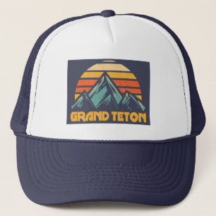 Grand Teton Retro Türkis Truckerkappe