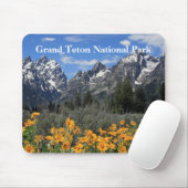 Grand Teton Springtime Souvenir Foto Mousepad (Mit Mouse)
