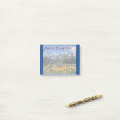 Grand Teton Springtime Souvenir Foto Post-it Klebezettel (Auf Schreibtisch)