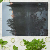 Grand Teton Sunrise at Cottonwood Creek Geschirrtuch (Gefaltet)