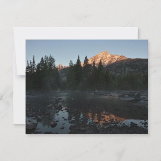 Grand Teton Sunrise in Cottonwood Creek (Vorderseite)