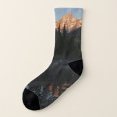 Grand Teton Sunrise in Cottonwood Creek Socken (Links - Außen)
