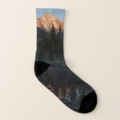 Grand Teton Sunrise in Cottonwood Creek Socken (Links - Innen)