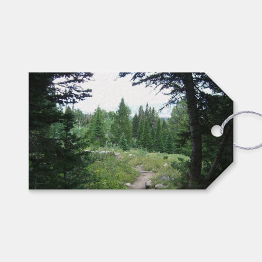 Grand Teton Trail Geschenkanhänger (Vorderseite (Horizontal))
