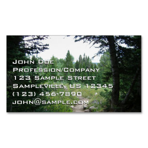 Grand Teton Trail Magnetische Visitenkarte