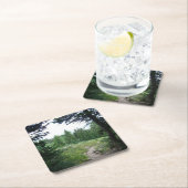 Grand Teton Trail Rechteckiger Pappuntersetzer (Vor Ort)