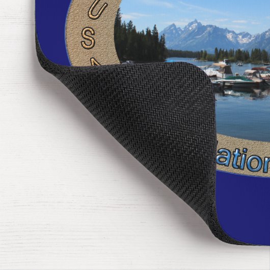 Grand Teton, USA, wyomomoming National Park Mousepad (Ecke)