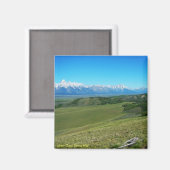 Grand Teton Valley, WY Magnet (Vorderseite/Rückseite)