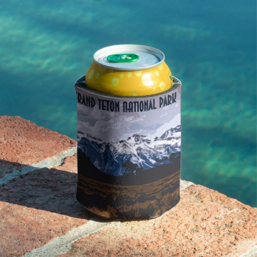 Grand Teton Vintag Foto Dosenkühler (In Situ Pool)