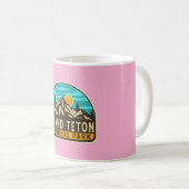 Grand Teton - Vintager � Abenteuer Kaffeetasse (VorderseiteRechts)