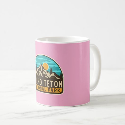 Grand Teton - Vintager � Abenteuer Kaffeetasse (VorderseiteRechts)
