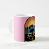 Grand Teton - Vintager � Abenteuer Kaffeetasse (Vorderseite Links)
