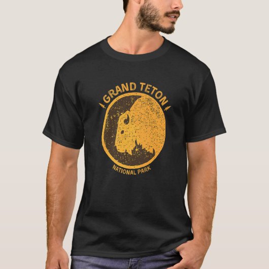 Grand Teton Wyoming Nationalpark Bison T-Shirt (Vorderseite)