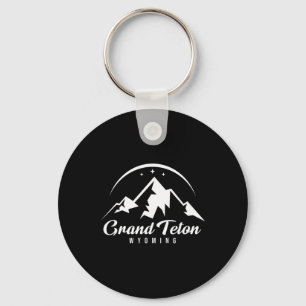 Grand Teton Wyoming Ski Resort Snowboarden Schlüsselanhänger
