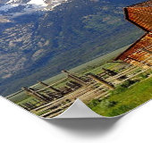 Grand Tetons Barn Poster (Ecke)
