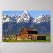 Grand Tetons Barn Poster (Vorne)