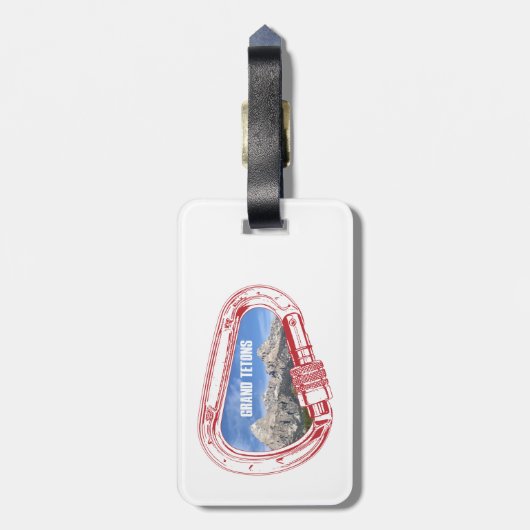 Grand Tetons Climbing Carabiner Gepäckanhänger (Rückseite vertikal)