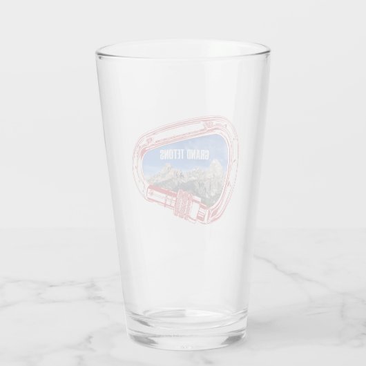 Grand Tetons Climbing Carabiner Glas (Rückseite)