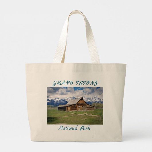 Grand Tetons Jumbo Stoffbeutel (Rückseite)