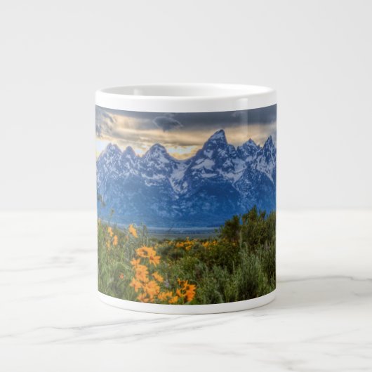 Grand Tetons Jumbo-Tasse (Vorderseite)
