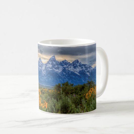 Grand Tetons Kaffeetasse (VorderseiteRechts)