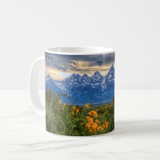 Grand Tetons Kaffeetasse (Vorderseite Links)
