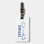 Grand Tetons Klettern Quickziehung Gepäckanhänger (Vorderseite vertikal)