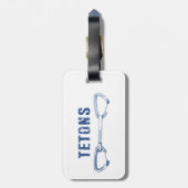 Grand Tetons Klettern Quickziehung Gepäckanhänger (Rückseite vertikal)