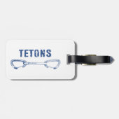 Grand Tetons Klettern Quickziehung Gepäckanhänger (Rückseite horizontal)