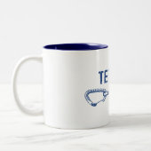Grand Tetons Klettern Quickziehung Zweifarbige Tasse (Links)