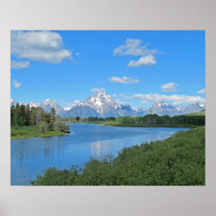 Grand Tetons Landschaftlich View Poster