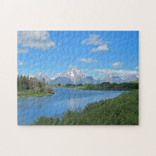 Grand Tetons Landschaftliches Landschaftspuzzle Puzzle