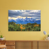Grand Tetons Leinwanddruck (Insitu (Wohnzimmer))