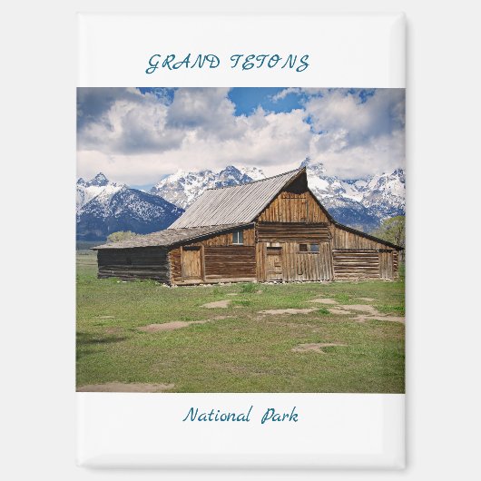 Grand Tetons Magnet (Vorderseite)