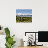 Grand Tetons Mountain Landschaftlich View Poster (Heimbüro)
